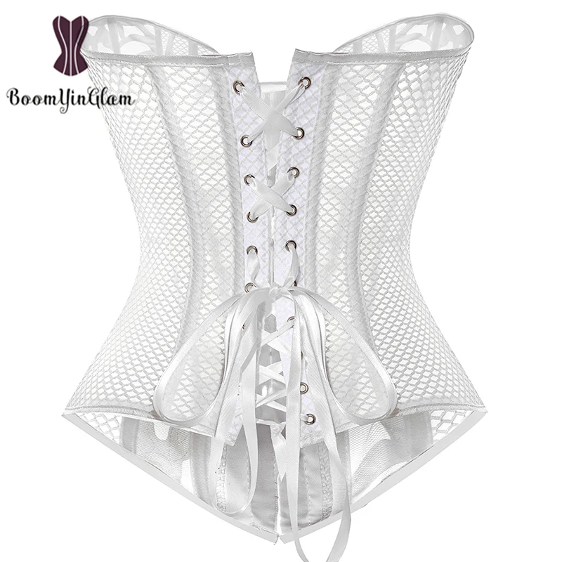 See Through Body Shapewear Hollow Out Bridal Corset Top Sexy Women Corsets And Bustier Plus Size Corselet To Wear Out Lingerie