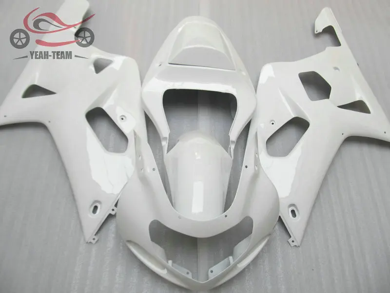 Набор обтекателей для SUZUKI GSXR600 01 02 03 GSXR750 2001 2002 2003 белый ABS пластик набор мотоциклов