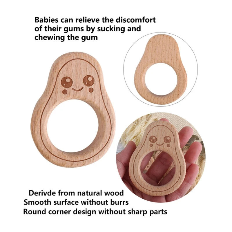 

Baby Pacifier Chain Infants Silicone Beads Teething Soother Toy Beech Avocado Bracelet Teether Nipple Dummy Clip Holder Christma