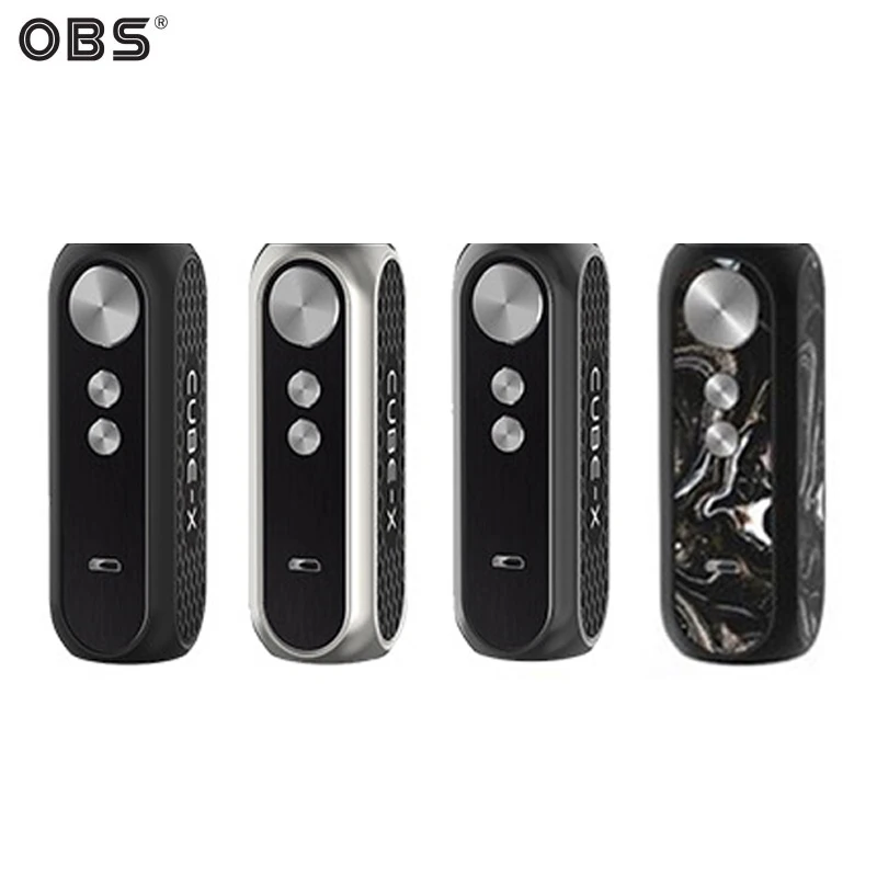 Оригинальный OBS Cube X мод с одним аккумулятором 18650 электронные сигареты мощностью