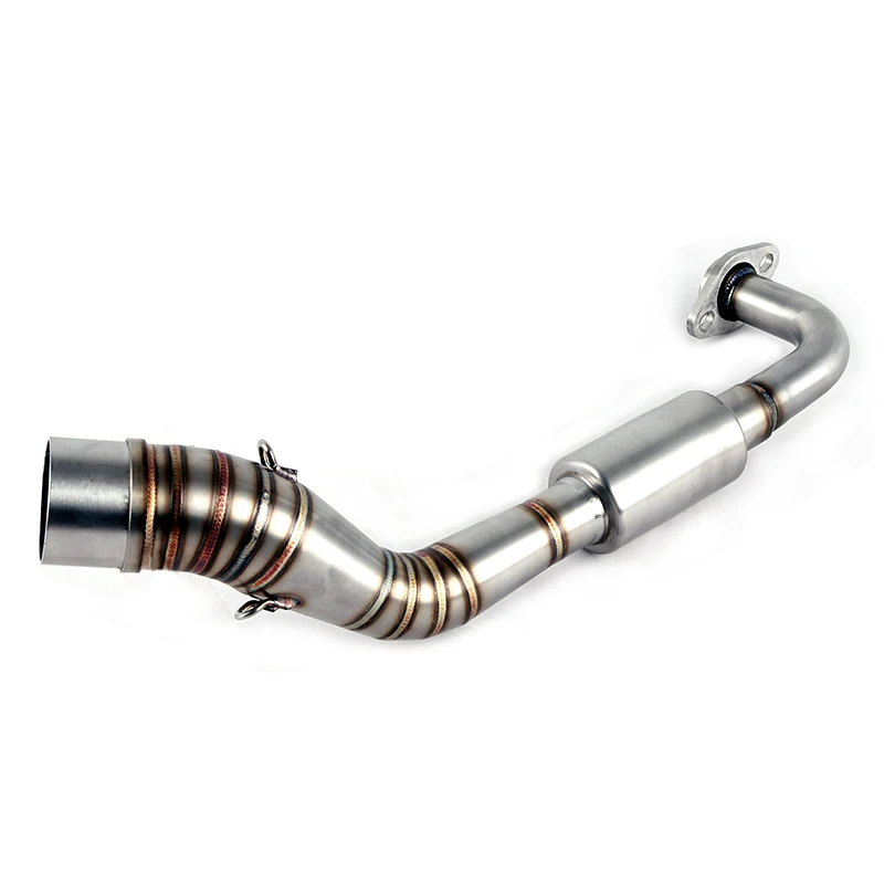 

Motorcycle Exhaust Slip On Full System Modified Front Middle Link Pipe Muffler For YAMAHA NVX155 NVX 155 aerox 155