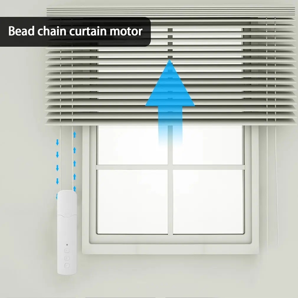 

Curtain Motor Smart New Design APP Control Timing Portable Bead Chain Electric Curtains Track Workmanship Custom