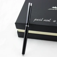 jinhao 126 fountain pen 0 38mm nib caligraphy pen black steel high quality ink pens for writing metal student school supplies