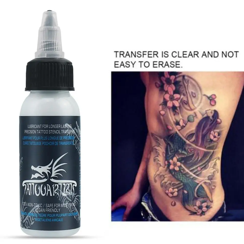 30ML Tattoo Transfer Gel Cream Body Paint Stencil Stuff Oils For Easy To Transfer Tattoo Inks Accessories Hygienic Convenient