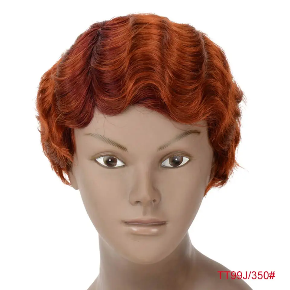 HH EVA Rebecca pixie парики для черных женщин дешевые оптовые короткие волосы парики человеческие волосы натуральные волосы афро кудрявые прямые боб - Цвет волос: HH EVA