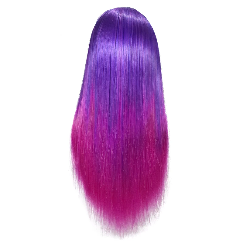 Тренировочная голова для волос косметологический манекен укладки 26 дюймов с