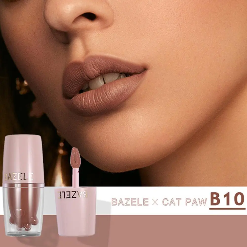 

2021 New Cute Cat's Claw Makeup Lipstick Lip Gloss Pearlescent Fade Matte Lip Glaze To Easy Moisturizing Cosmetic Hot Not S C6N7