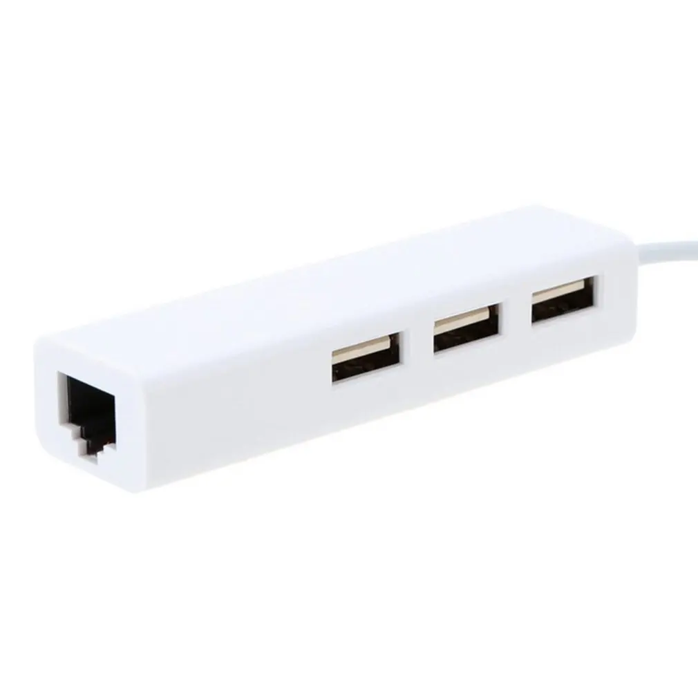 USB Gigabit Ethernet с 3 портами C HUB 2 0 RJ45 Lan сетевая карта к Ethernet-адаптеру для iOS ПК RTL8152