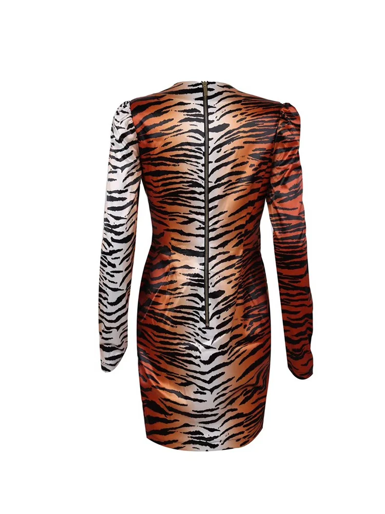 Высокое качество глубокий v образный вырез длинный рукав мини сексуальные платья