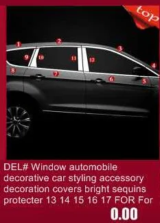 Автомобильная дверная ручка Автомобильная хромированная декоративная Модифицированная Автомобильная Стайлинг Защитная модификация наклейка полоса 17 18 для JEEP Compass