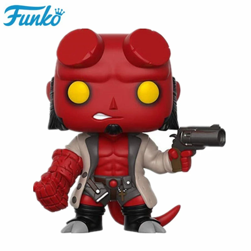N-Hellboy Funko DC The Batman, который смеется, Hellboy The Call of Cthulhu, фигурка, игрушки, коллекция, виниловая модель, рождественский подарок для детей на день рождения - Цвет: N-Hellboy