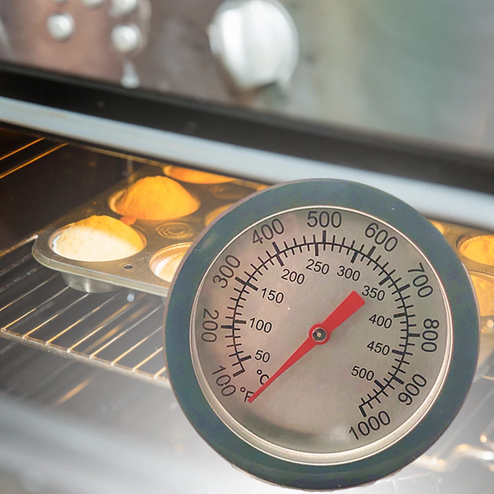 

Barbecue Thermometer5 0~400 Degree Stainless Steel Barbecue BBQ Smoker Grill Thermometer Kitchen Bake Temperature Gauge Tool