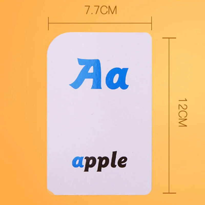 

Baby Kids Card Game Toy English Capital Low Case Alphabet Recognition Intelligent Training Educational BM88