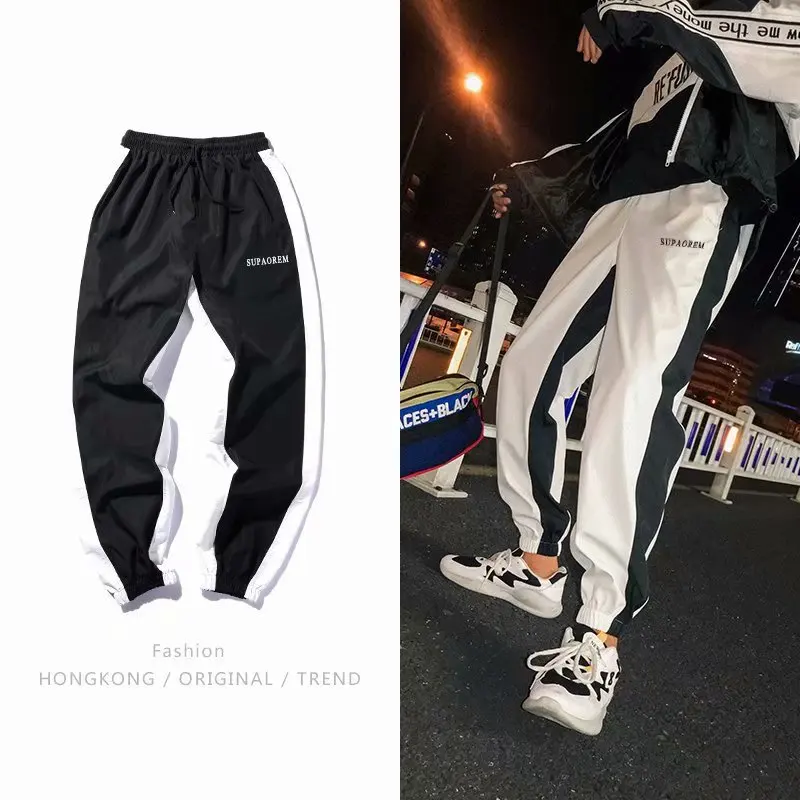 Летние Новые мужские повседневные штаны в японском стиле трендовые брюки с