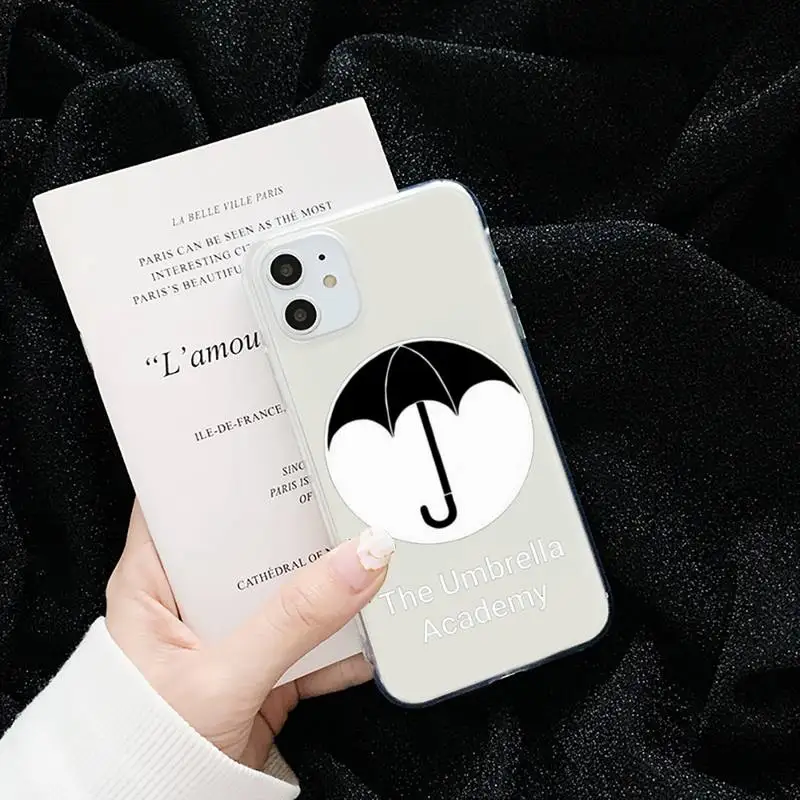 

New TV The Umbrella Academy Phone Case Transparent for iPhone 6 7 8 11 12 s mini pro X XS XR MAX Plus cover funda shell