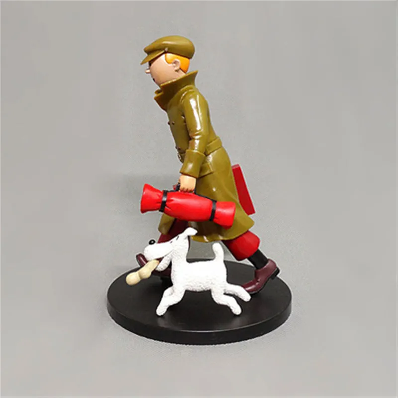 Экшн-фигурка Тинтин Заснеженная собака Коллекционная модель из мультфильма