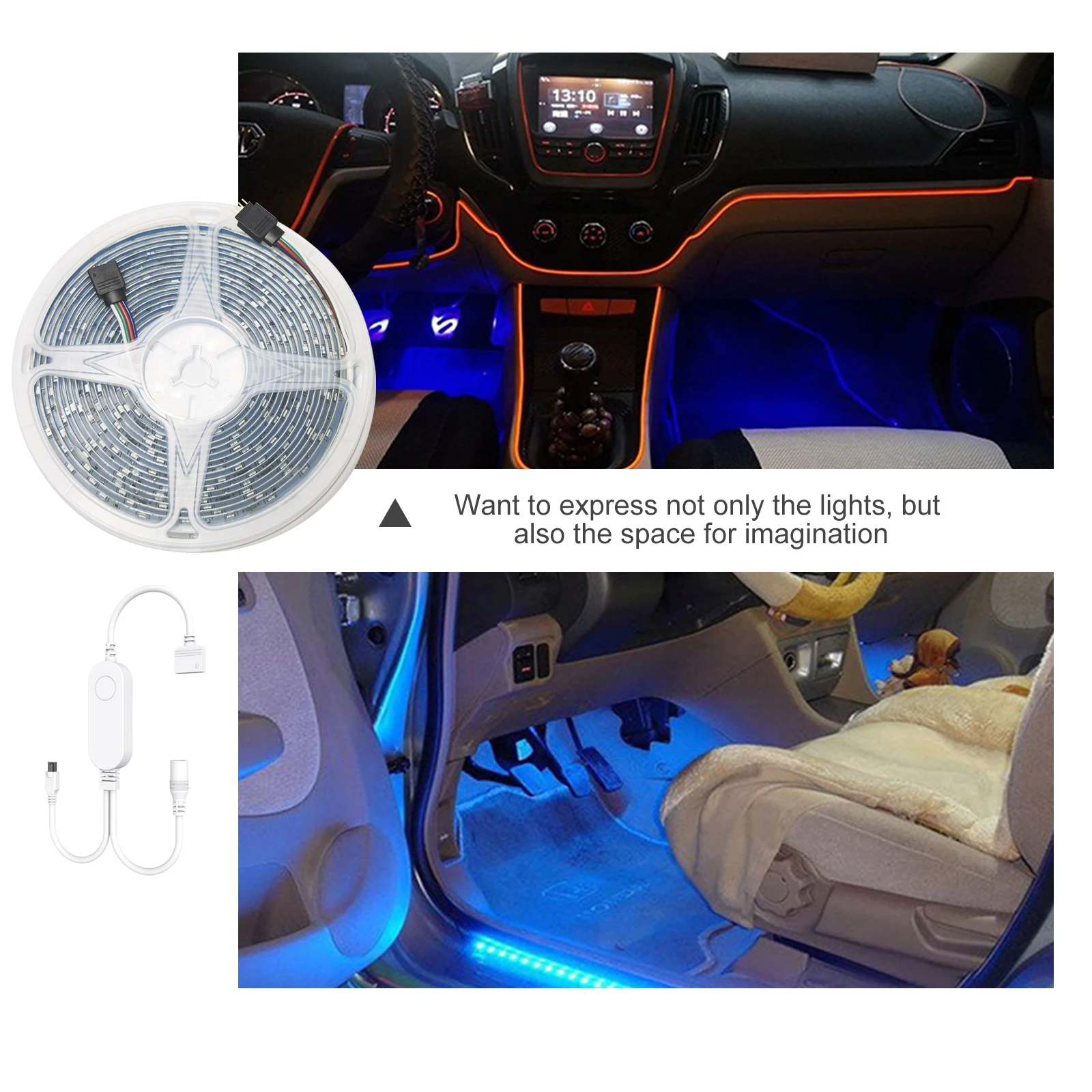 Светодиодная лента с дистанционным управлением умный светильник ильник RGB