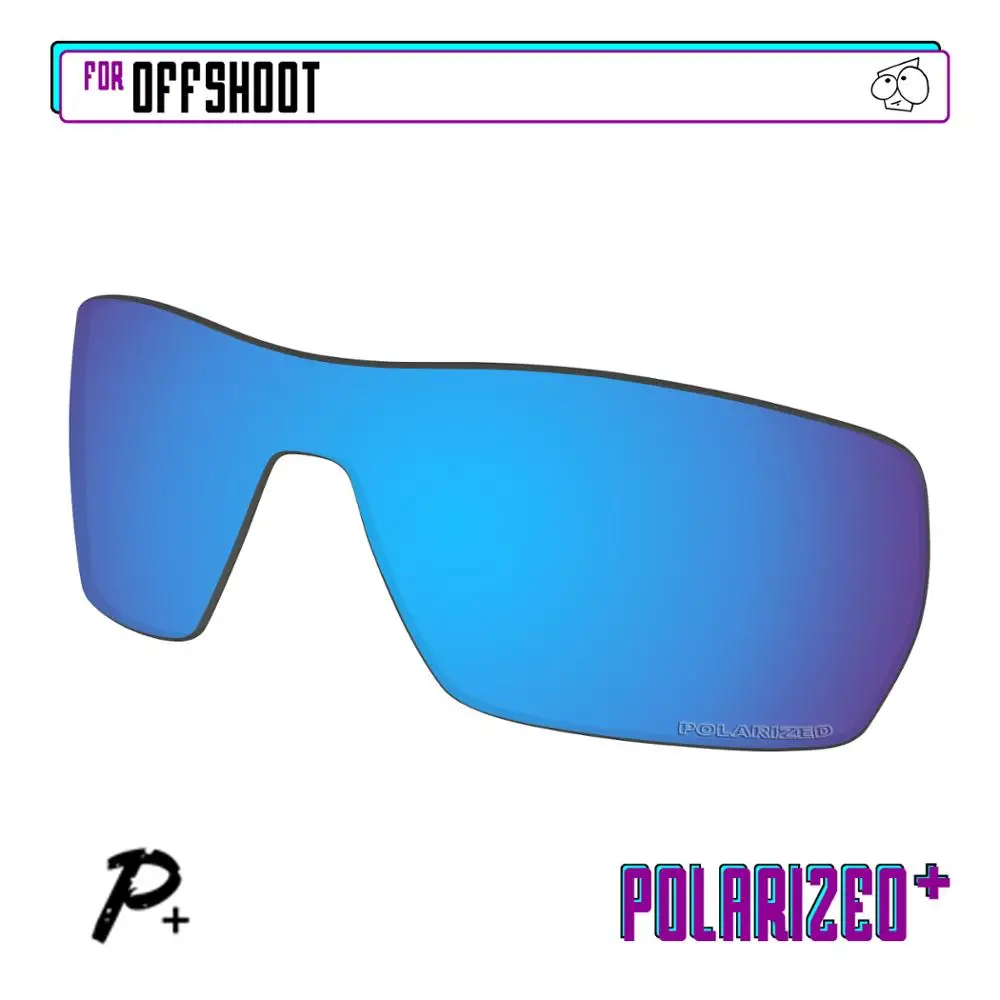 EZReplace Polarized Replacement Lenses for - Oakley Offshoot Sunglasses - Blue P Plus