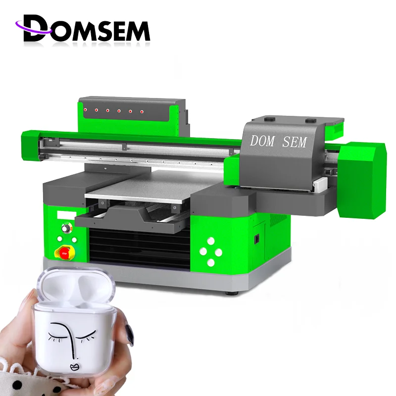 Планшетный УФ принтер DOMSEM с двумя головками автоматическая машина для печати air