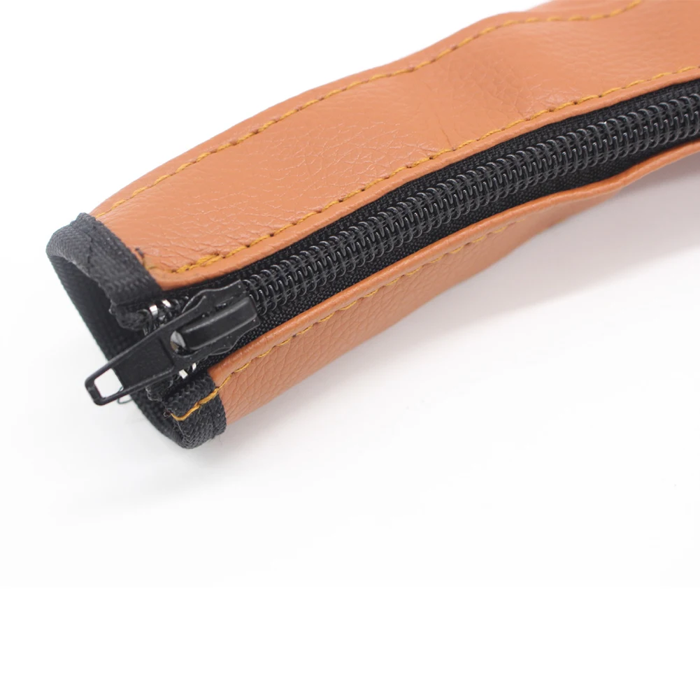 

Waterproof PU Leather Stroller Armrest Handle Cover Zipper Closure Baby Pram Protective Case Washable Dust Proof Accessories