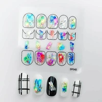 1pc 3d imitation diamond design galaxy nail sticker transfer graffiti picture sliders decals diy nail art decoration zx18