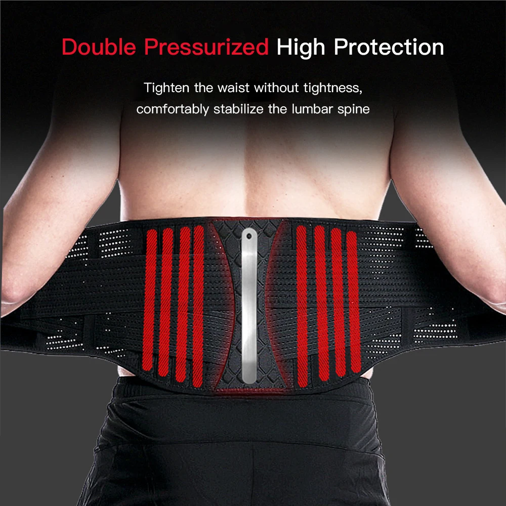 

Sports Fitness Belt Waist Support Slimming Belt Bodybuilding Lumbar Back Belt Sweat Belt Traine Weight Lifting Sports Gym Corset