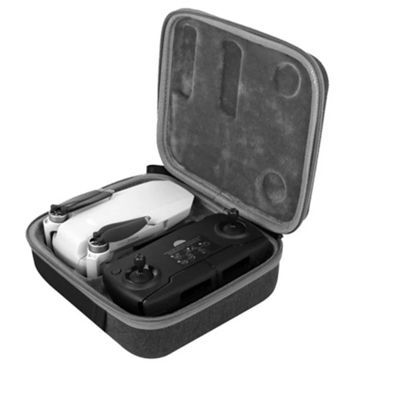 

Solid Double Zipper Case Bag w/ Ring Buckle For Mavic Mini Drone Shockproof Backpack Shoulder Bag Nylon 53CC