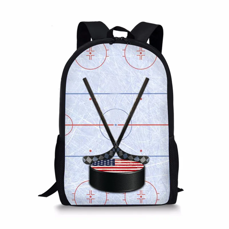 

Милый рюкзак для хоккея с шайбой и 3D принтом, ранцы для девочек-подростков, Школьный Рюкзак Для учебников, дорожный рюкзак, рюкзак