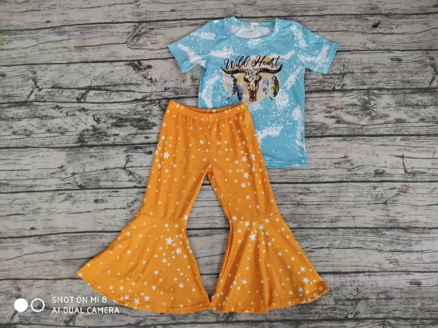 

2019 новейший дизайн звездного неба Детская одежда Модный комплект для девочек из 2 предметов