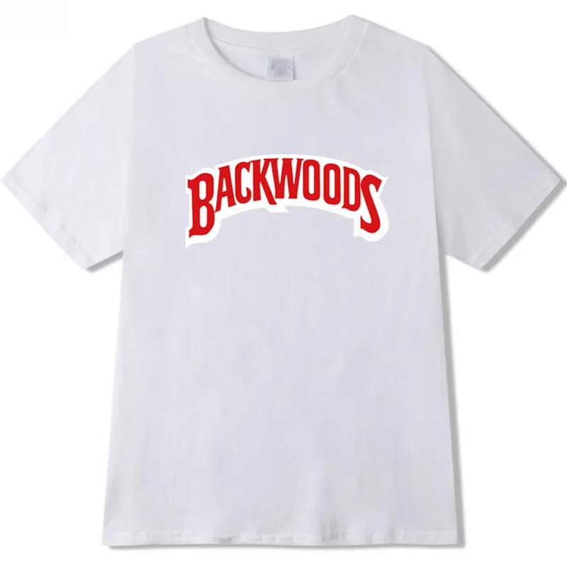 Женские футболки с коротким рукавом и буквенным принтом Backwood уличная футболка