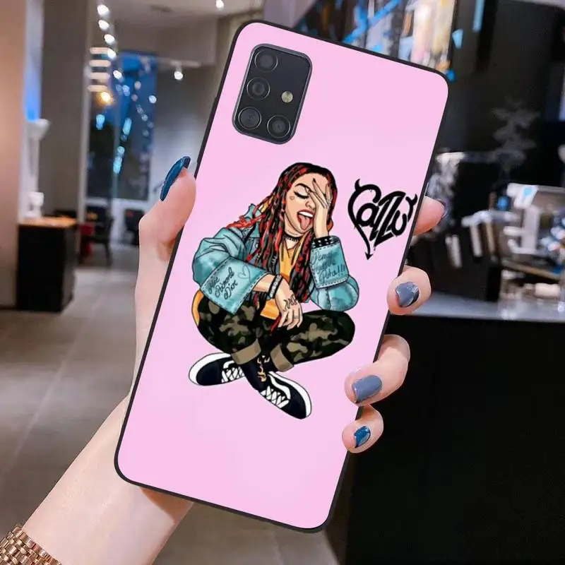 

NBDRUICAI Singer Cazzu Girl Soft Phone Case Cover for Samsung S20 plus Ultra S6 S7 edge S8 S9 plus S10 5G lite 2020