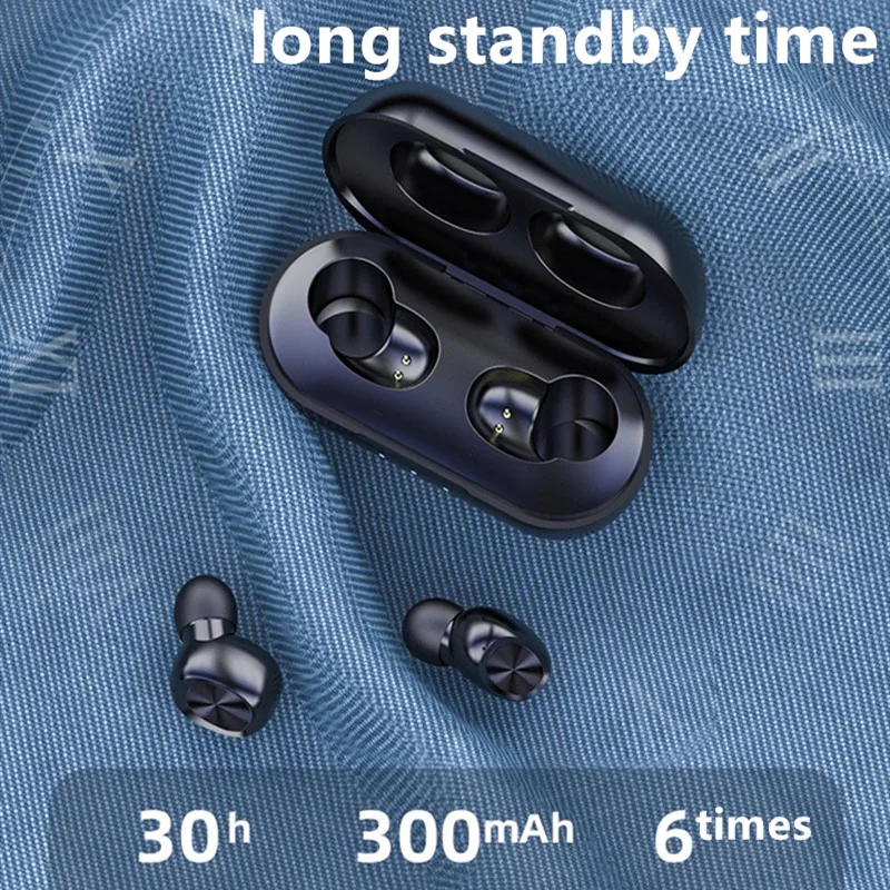 B6 Tws Наушники Беспроводные Bluetooth 5 0 наушники с микрофоном зарядная коробка
