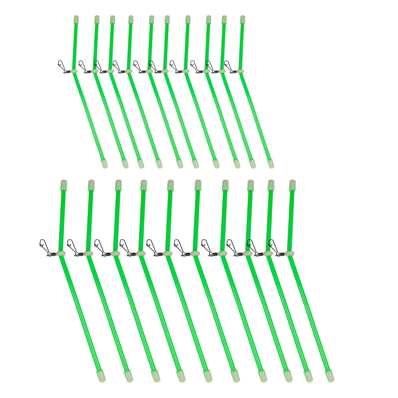 

20pcs Fishing Plastic Pipe Balance Bracket Luminous Fishing Gear Accessories Night Fishing Elbow Sea Fishing Balance Connector