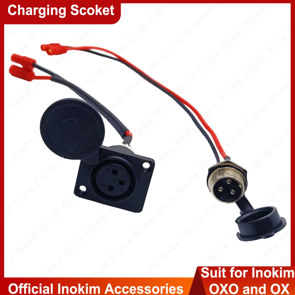 

Original Inokim Accessories OX Charger Port OXO Canon Head Charger Port Aviation Head Charger Interface for OX/OXO E-scooter