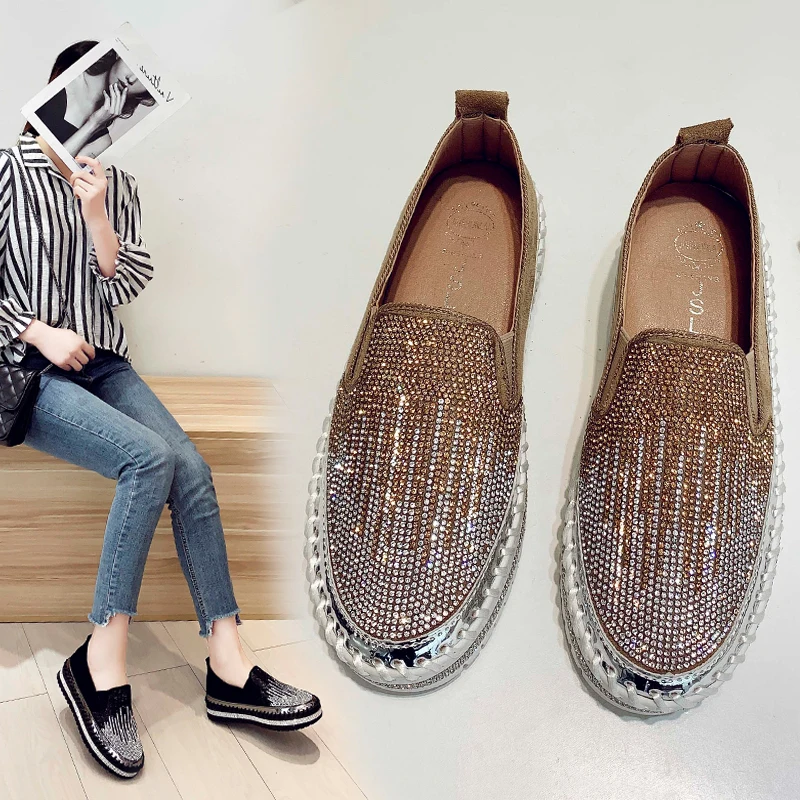 Fujin/женские тонкие туфли Сезон весна-осень 2020 года Модные дышащие на плоской