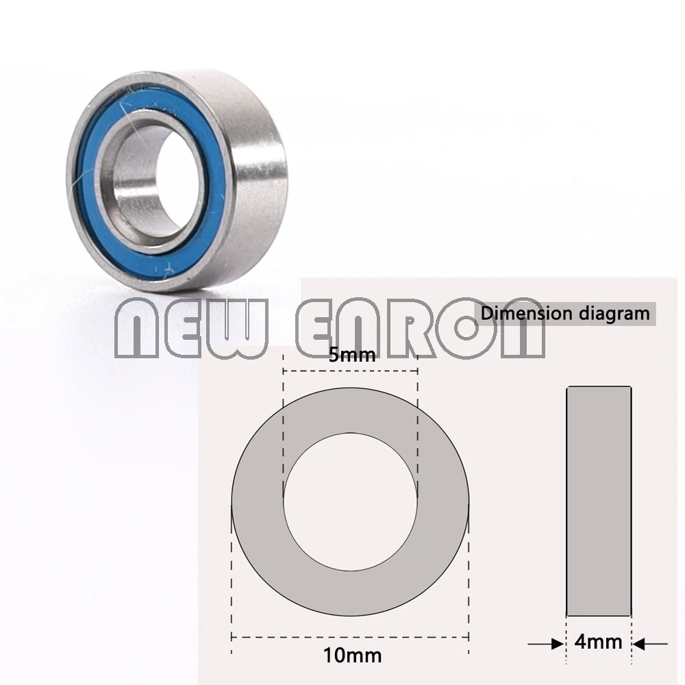 NEW ENRON 20PCS Ball Bearing KIT Blue Rubber Sealed Full Set For RC Car Traxxas Slash 4x4 2WD 52100 Chrome Steel | Игрушки и хобби