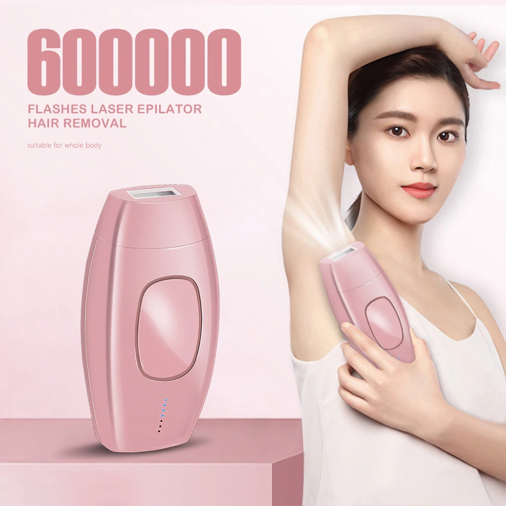 

600000 Flashes Laser Epilator Permanent IPL Hair Removal Machine Electric Facial Photoepilator Device For Women Female Bikini