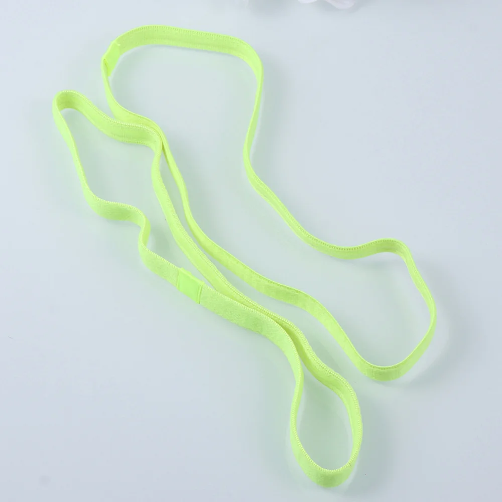 

9pcs Running Headband Stretchy Rope Football Non-slip Hair Accessories Yoga Hair Band Unisex Headband Black