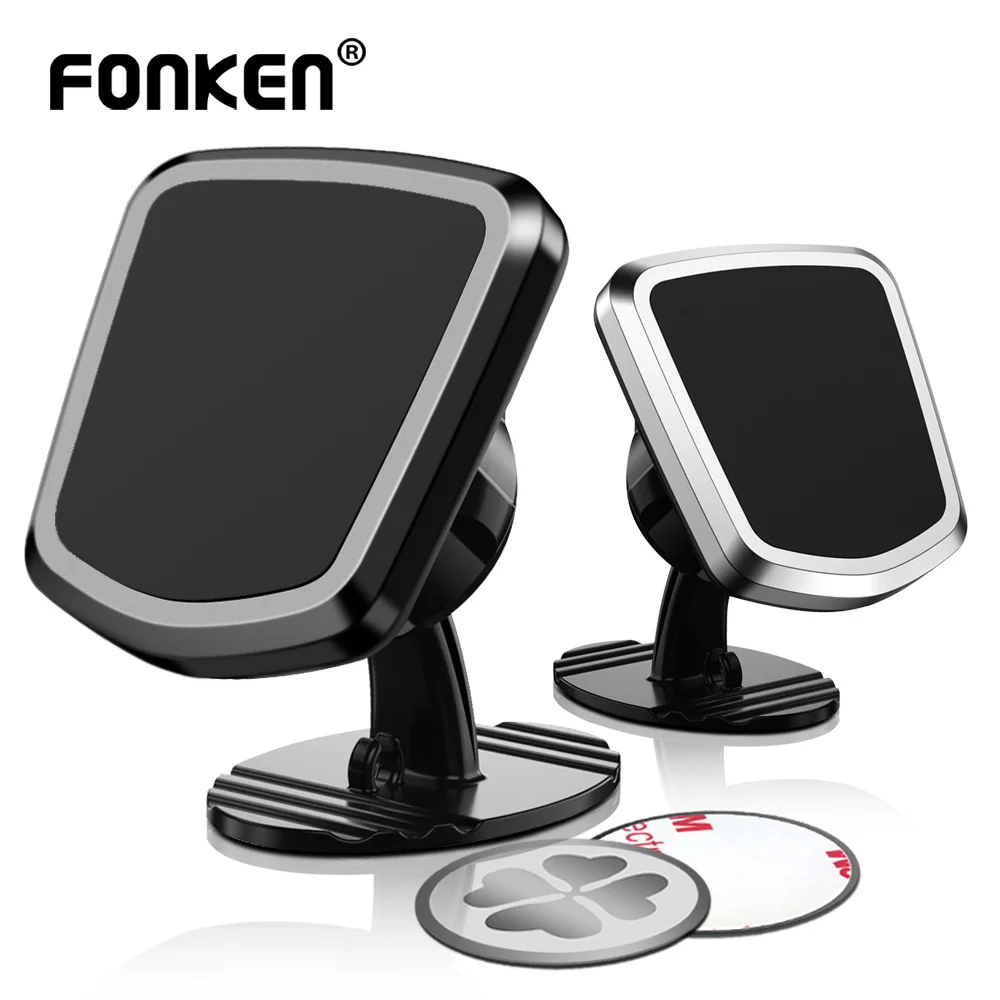Автомобильный держатель для телефона FONKEN на всю местность, гибкая наклейка, магнитный держатель для телефона, универсальная Магнитная подставка для мобильного телефона