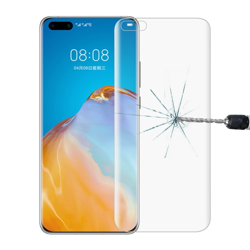 

Пленка из закаленного стекла 9H HD 3D с изогнутыми краями для Huawei P40 Pro