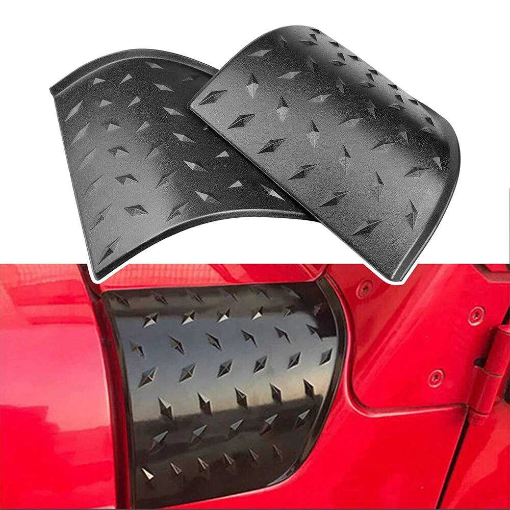 

2pcs Car Cowl Body Armor Hood Cover Guard Protector Sticker For Jeep Wrangler TJ 1997-2006 Auto Accessories