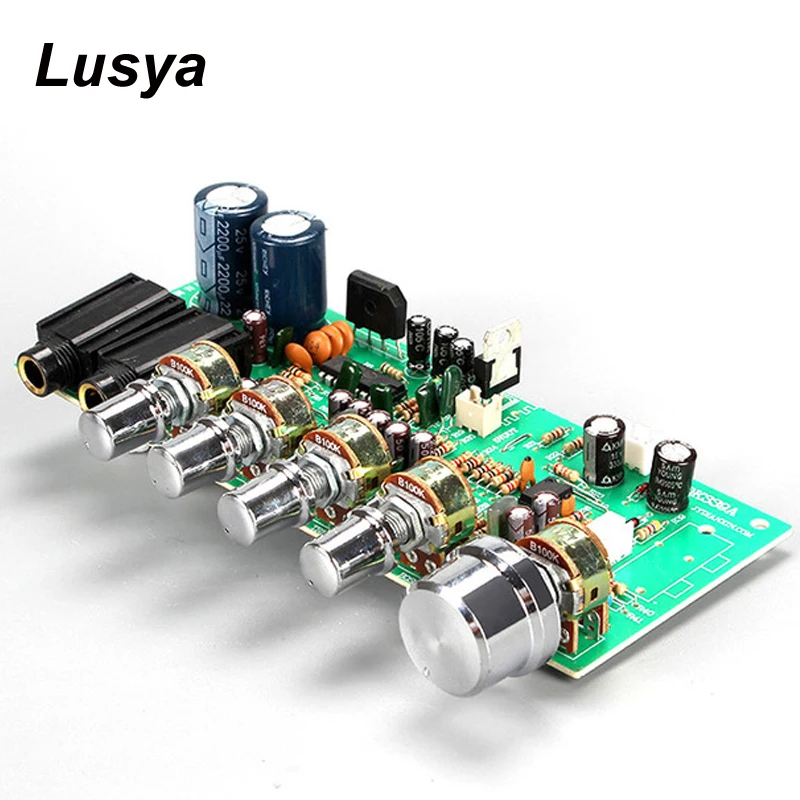 PT2399 AC12 15V караоке предусилитель доска Цифровой Bluetooth микрофон тональная плата Rever