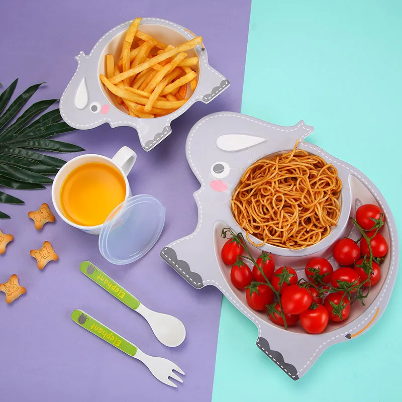 5 шт./компл. креативный набор детские столовые приборы доска Детская