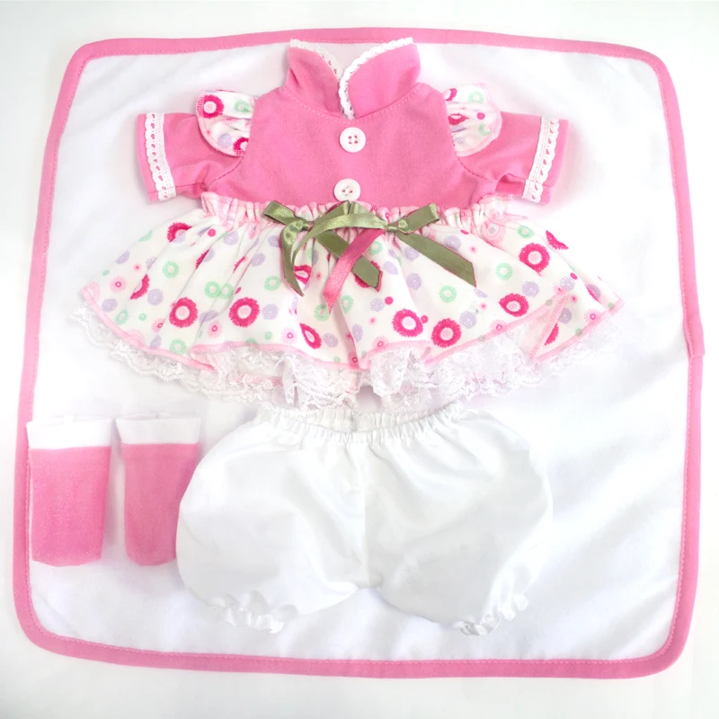 KAYDORA 16 18 дюймов милый Reborn Baby Doll принцесса одежда подходит для 40 47 см Bebe Малыш