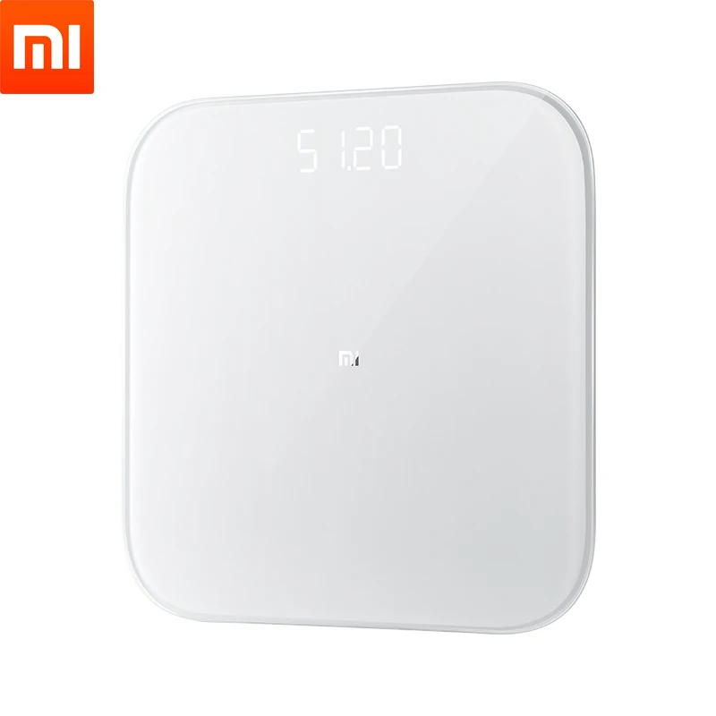 Xiaomi Original Mijia Scale 2 Bluetooth 5 0 Смарт Весы Цифровой светодиодный дисплей работает с