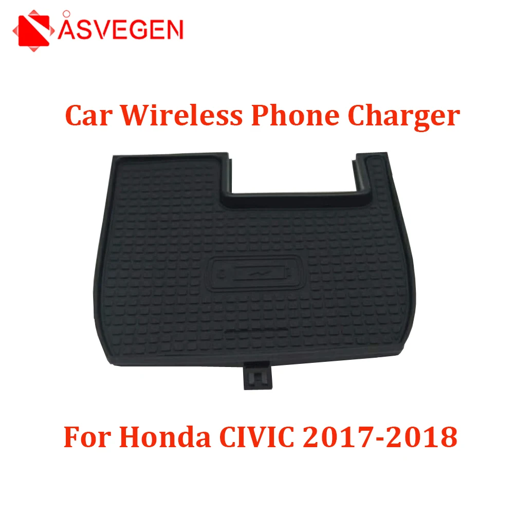 Автомобильное беспроводное зарядное устройство для телефона Honda CIVIC 2017 2018 панель