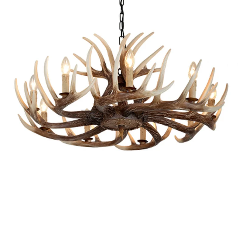 Американская каучуковая люстра в форме рогов свечей европейские люстры рога