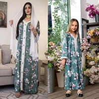 ramadan girl kaftan abayas for kids abaya dubai turkey islam arabic muslim dress eid mubarak robe longue musulmane vestido longo