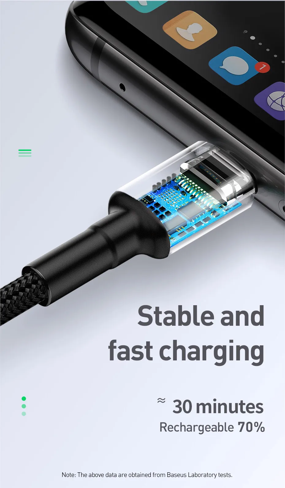 Baseus 40 Вт Кабель usb type C для huawei P30 mate 20 30 Pro 5A Быстрая зарядка Quick Charge 3,0 type USB-C кабель для передачи данных