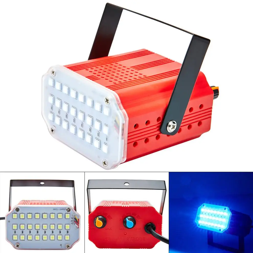 24 светодиодный 6 Вт сценический светильник мигающий Красочный дистанционный